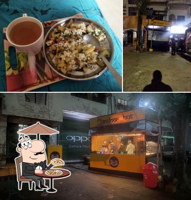 Among various things one can find exterior and food at TandoorHut