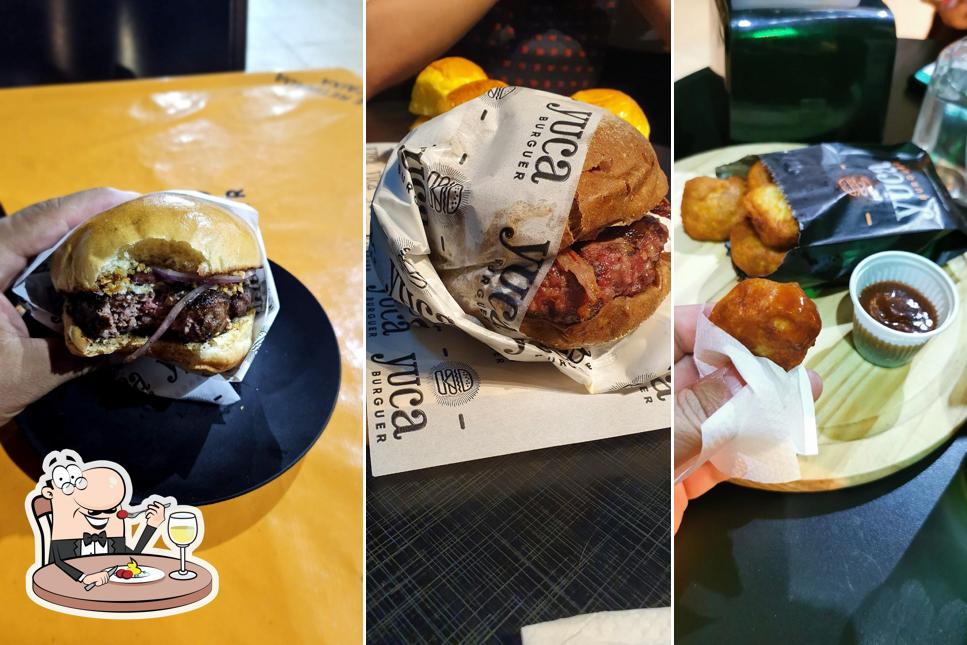 Platos en Yuca burguer