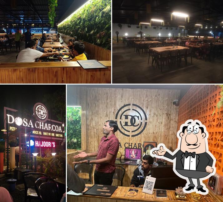 The interior of Dosa Charcoal - The Garden Restaurant