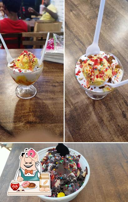 Lassi Corner serves a number of desserts