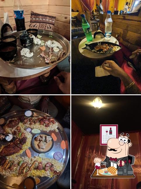 Get meat dishes at Mandi Croods