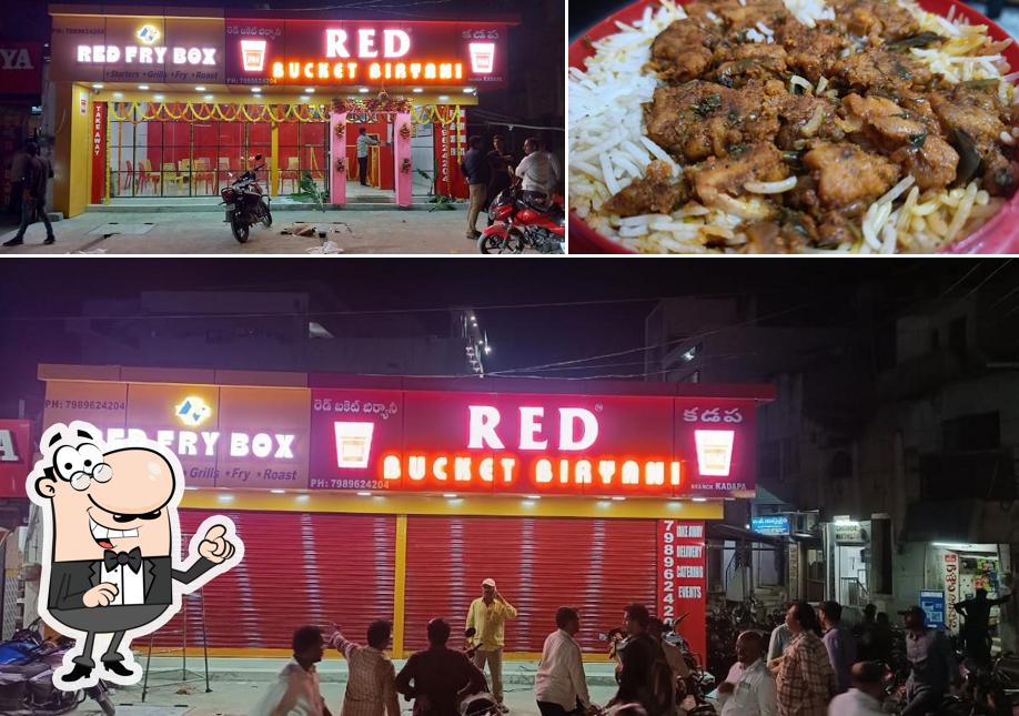 Check out how Red Bucket Biryani looks outside