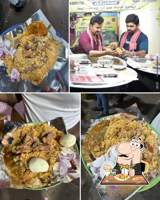 Food at Meesaikarar Biryani