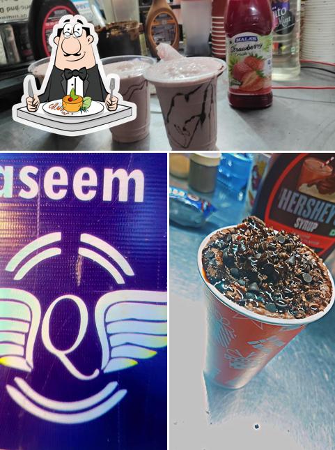 Food at Qureshi Coffee shop