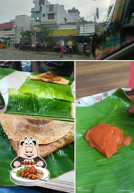 Among different things one can find food and exterior at Sri Gomathi Vilas Pure Veg
