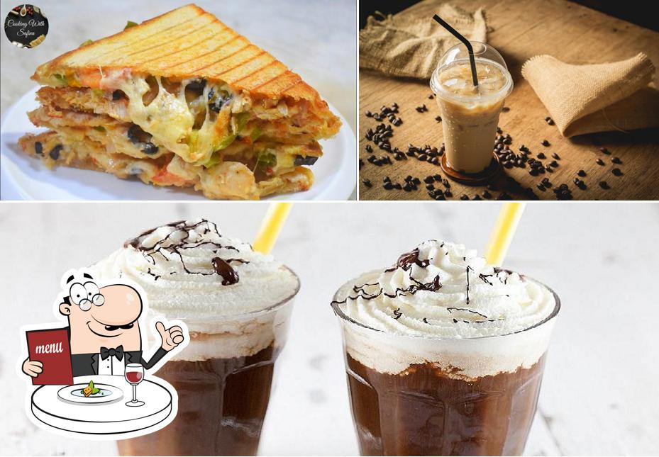 The restaurant's food and beverage