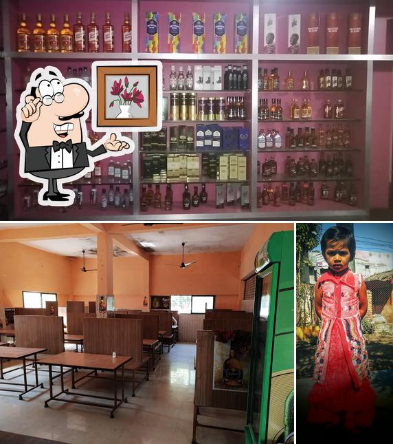 The interior of Shivnery Hotel Restaurant Bar