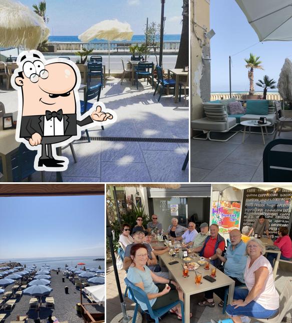 Dai un'occhiata agli interni di Sunset Cafè
