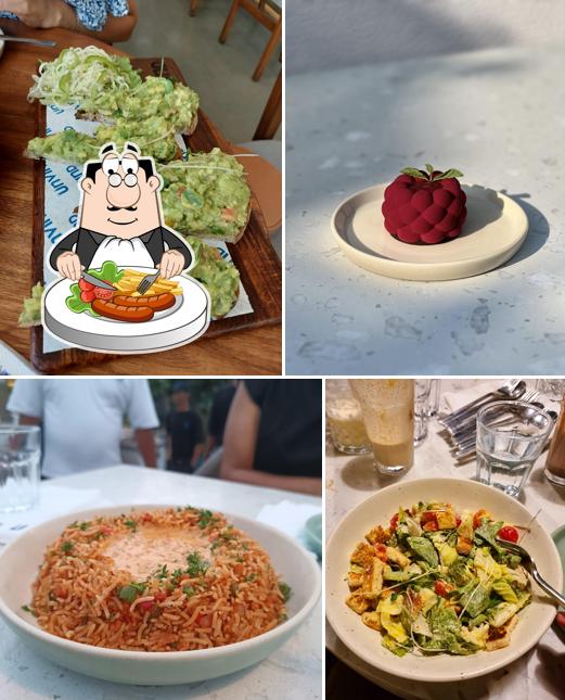 Food at Unvind Cafe