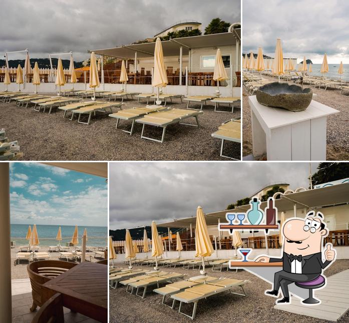 Gli interni di Bagni Lido Ristorante Beach Bar