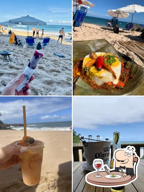 Comida em Blue Praia Bar