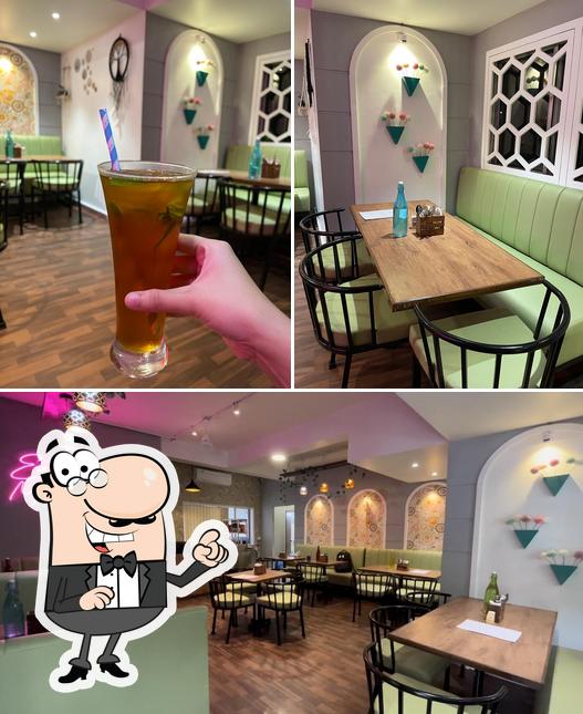 The interior of Meadows Bistro