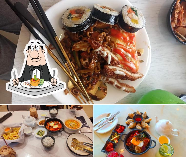 Food at Cornerstone Cafe Korean kitchen