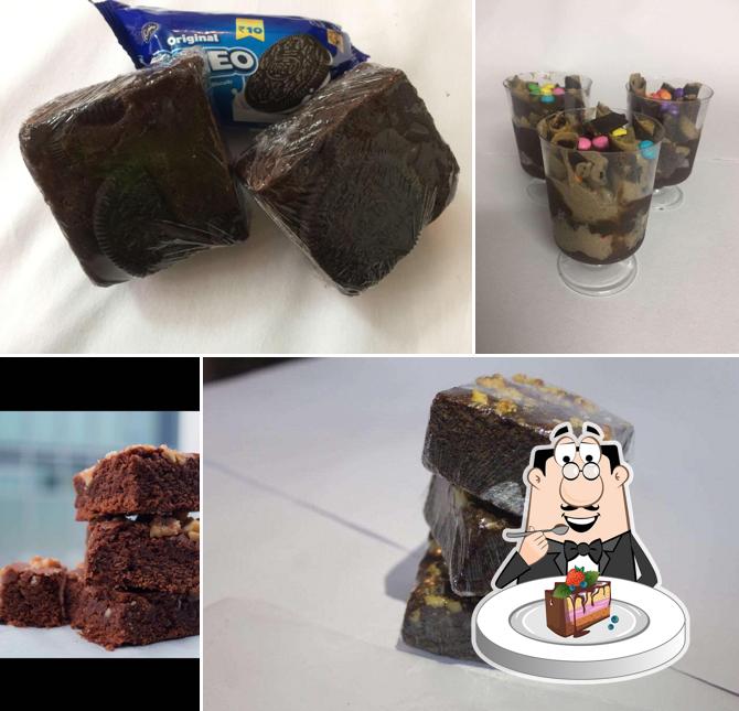 Chocolate cake at Criollo Bites