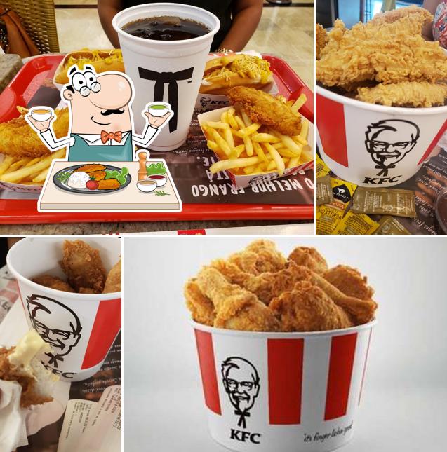 Frango frito em KFC