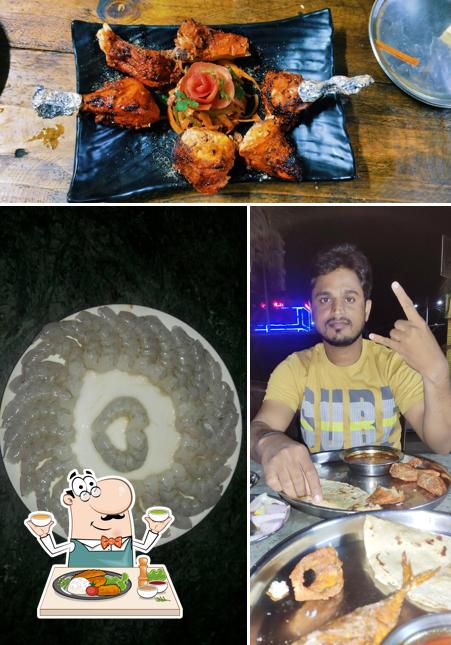 Food at Koliwada Machi Dhaba