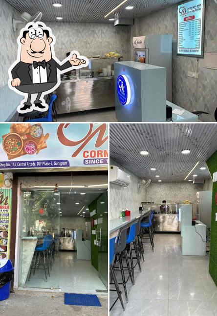 The interior of Om Corner Karol Bagh Wale
