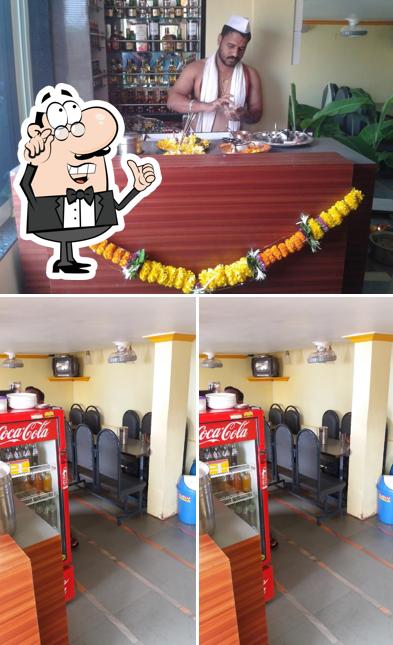 The interior of Hotel Durgesh Bar