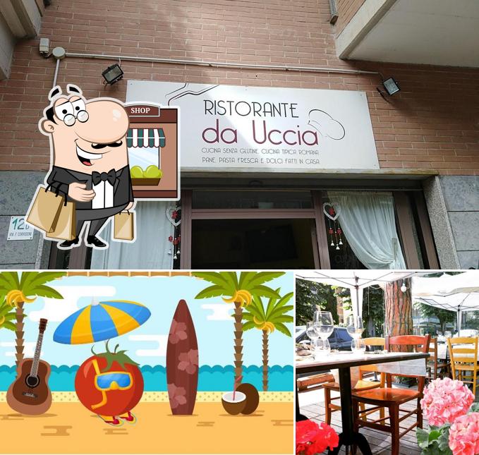 Da Uccia si caratterizza per la esterno e tavolo da pranzo