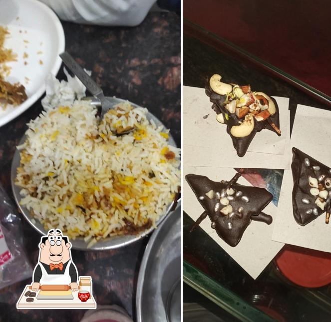 Hotel New Madeena provides a selection of sweet dishes