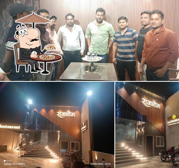 The exterior of RAJBHOG RESTAURANT