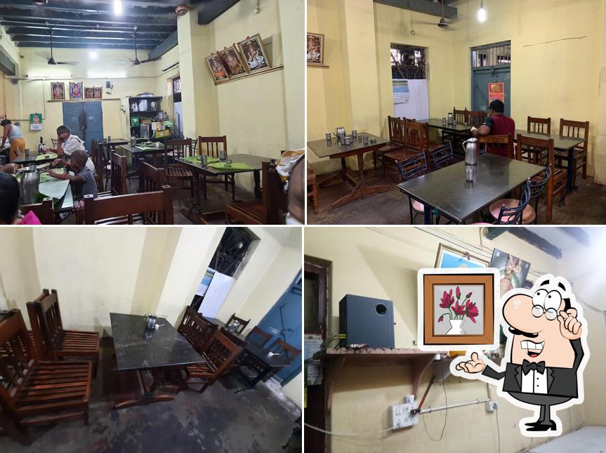 The interior of Sri Annapoorna Bhavan
