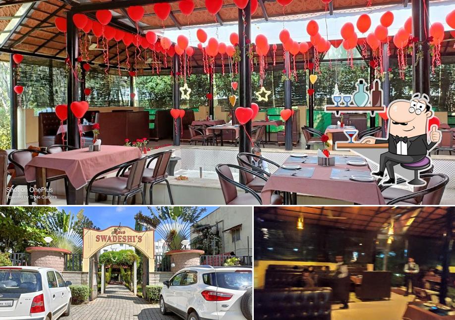 The image of interior and exterior at Swadeshi's Family Restaurant - Kanakapura Road
