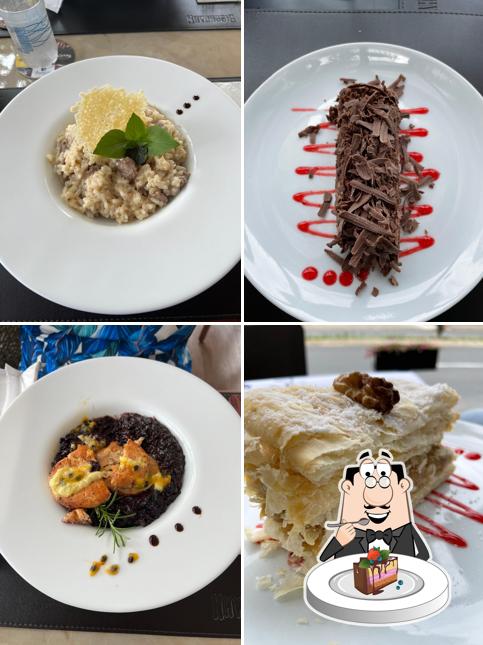 Bolo de chocolate em 644 Restaurante e Pizzaria