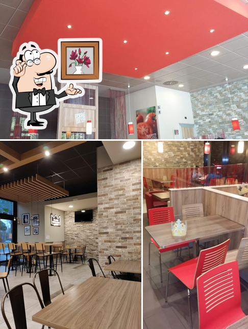 Gli interni di Burger King - Mestre