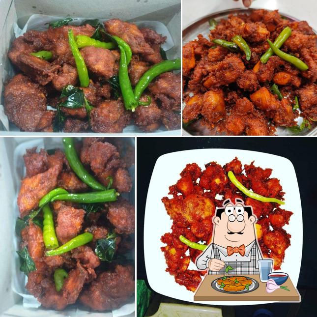 Chicken wings at NEW DELUXE CHICKEN 65