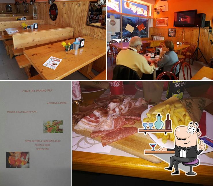 Gli interni di Oasi Del Panino Più