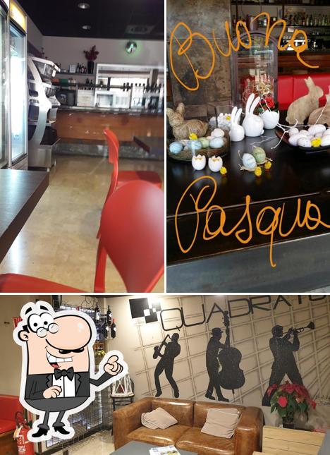 Gli interni di Al Quadrato