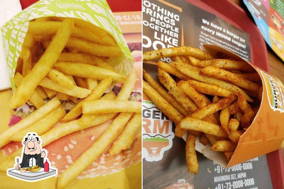At Burger Farm you can order fries