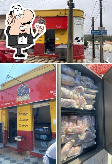 O Esquina dos Assados & Cantinho do Mineiro se destaca pelo interior e exterior