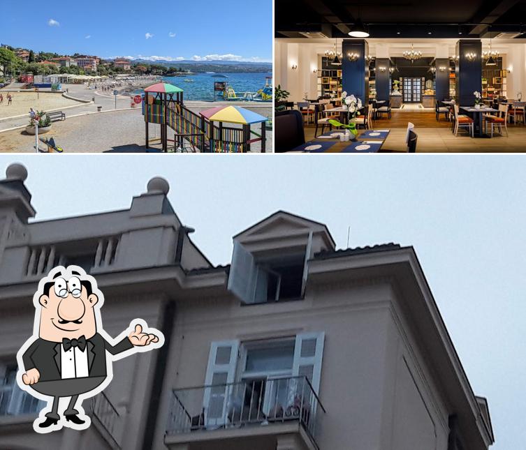 Gli interni di Hotel Lungomare Opatija
