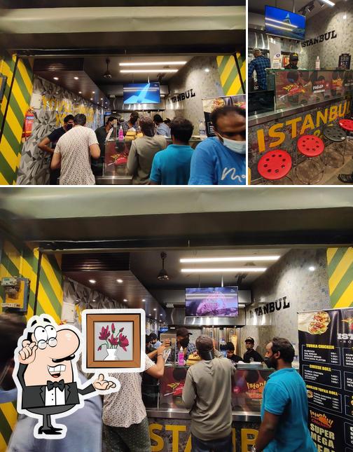 The interior of Istanbul Rolls & Grills