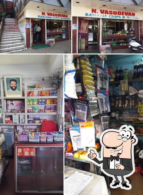 The interior of N. Vasudevan Banana Chips & Halwa