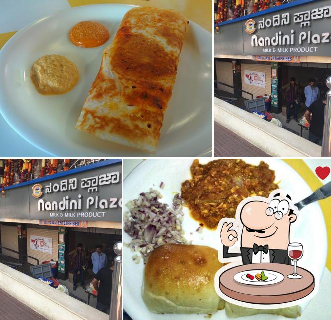 Food at Nandini Plaza