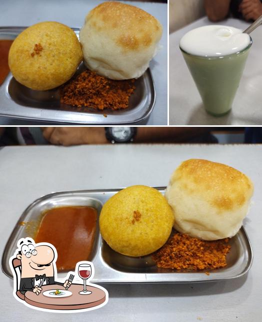 The restaurant's food and beverage