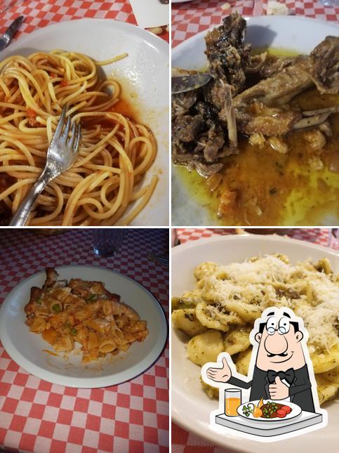 Platti al Trattoria dei Cacciatori