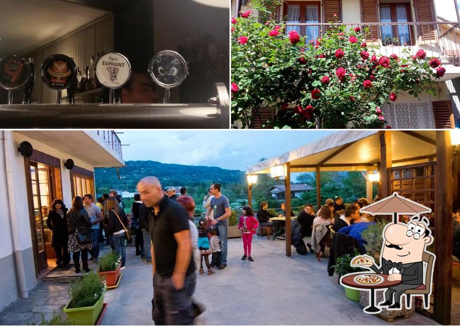 Goditi la vista dagli esterni di Blancio pub pizza grill