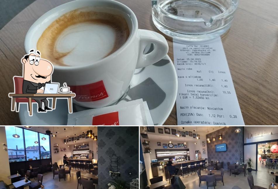 Guarda la immagine che mostra la interni e cibo di Caffe bar Zrinski