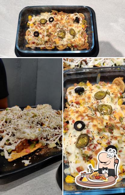 Get pizza at Tapriwala, the contemporary tea cafe