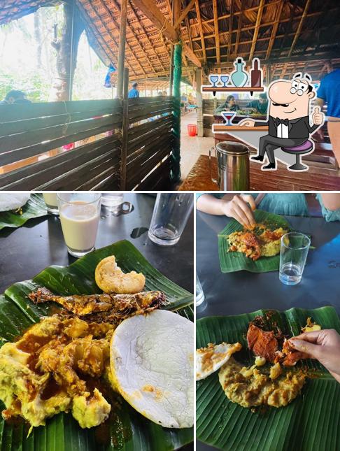 Take a seat at one of the tables at Chandrettante Chaayakkada