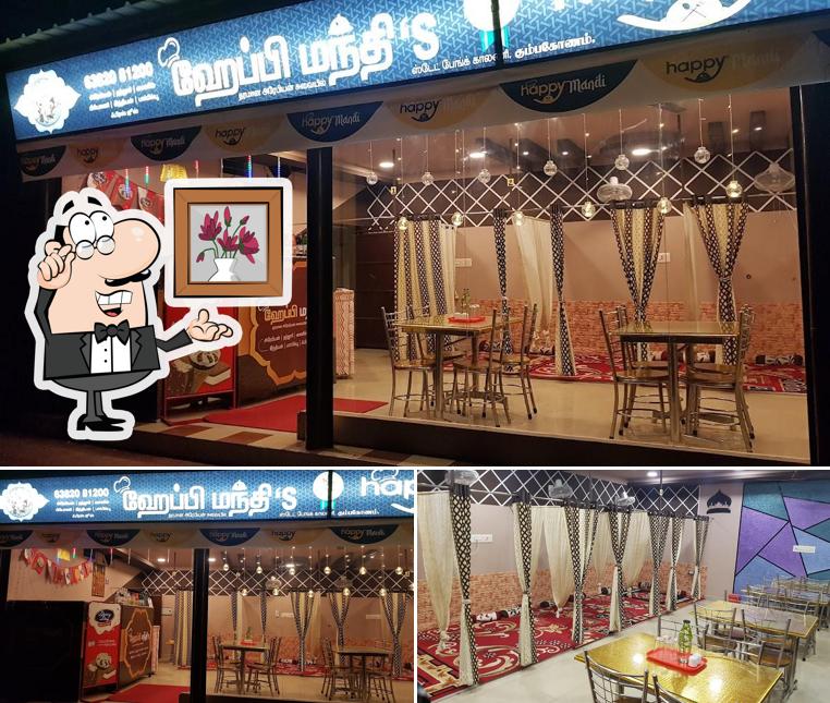 Check out how Happy Mandi's Restaurant looks inside