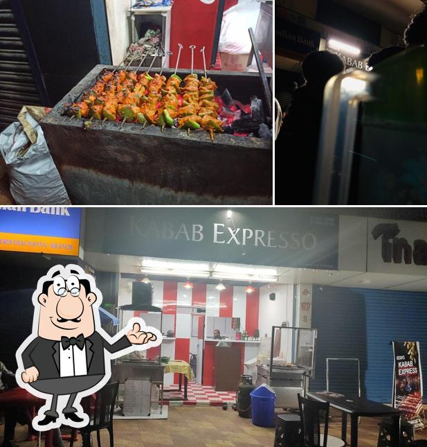 Take a seat at one of the tables at Keras Kabab Expresso
