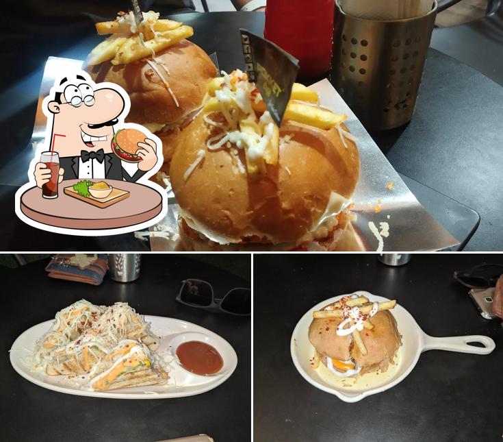 Treat yourself to a burger at McLLo Cafe / Best cafe in Talegaon