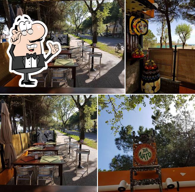 Gli interni di Chiosco Da Nato