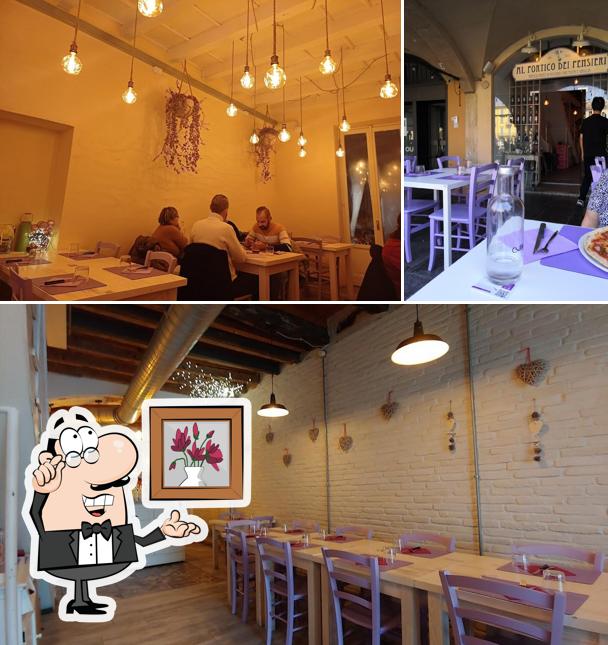 Gli interni di Al Portico Dei Pensieri