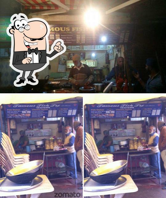 The interior of Famous Fish Fry